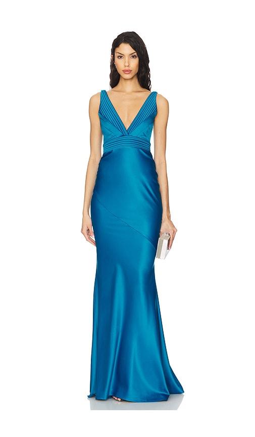 Zhivago Beloved Gown in Blue by ZHIVAGO