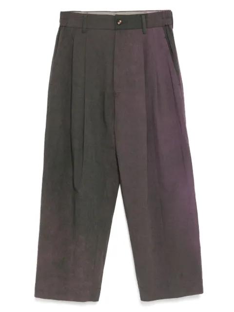 Collaged Wide Leg trousers by ZIGGY CHEN