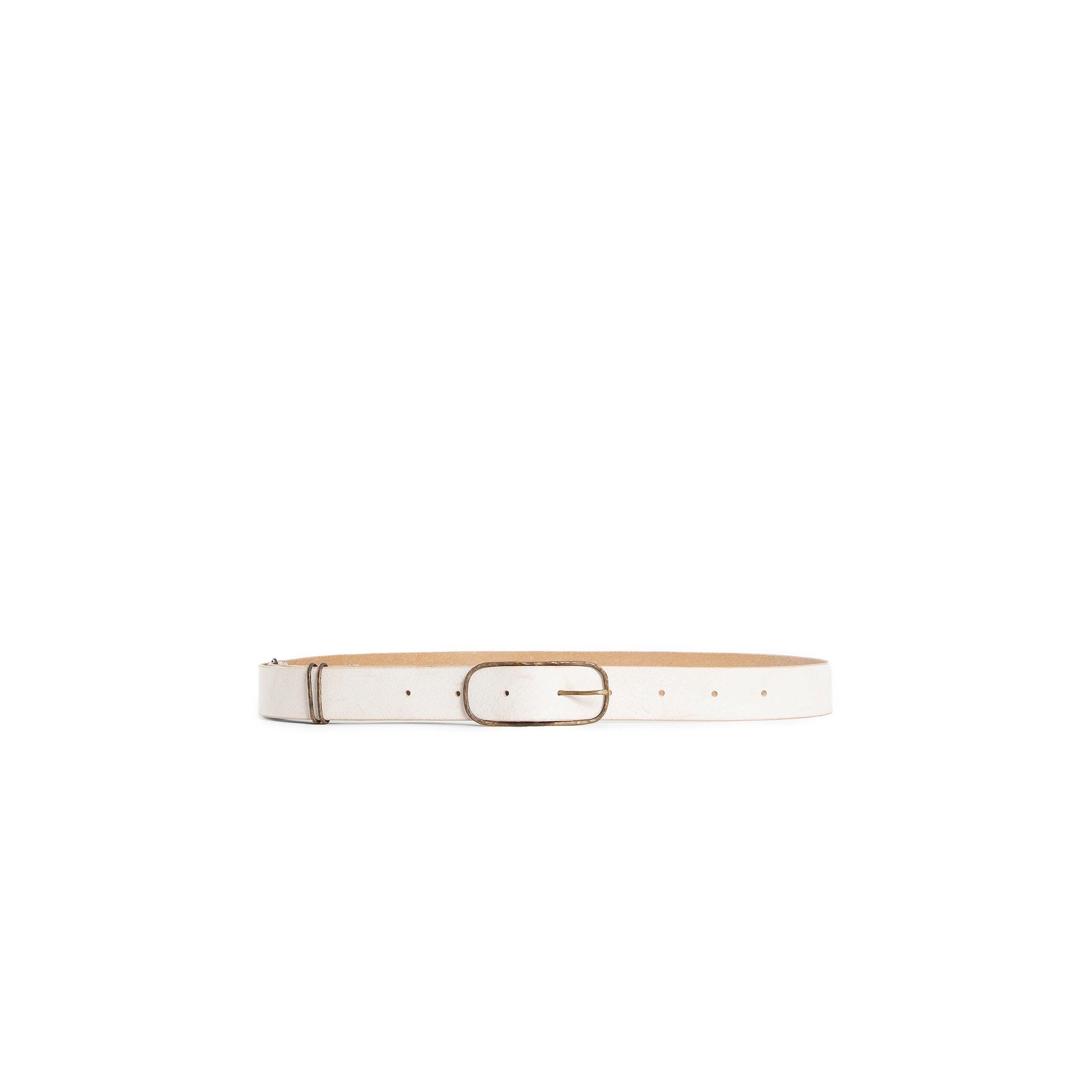 ZIGGY CHEN MAN WHITE BELTS by ZIGGY CHEN