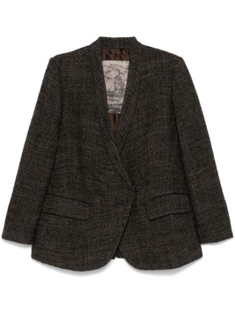 bouclé blazer by ZIGGY CHEN