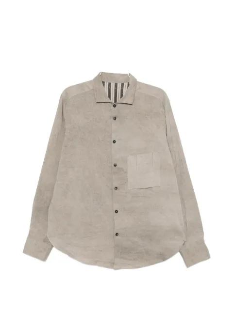 chest-pocket long-sleeve shirt by ZIGGY CHEN