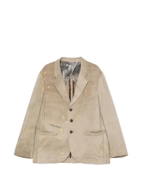 notched-lapels blazer by ZIGGY CHEN