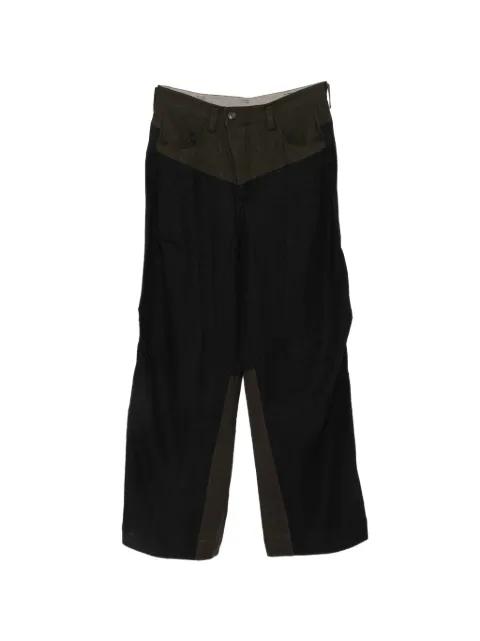 panelled wide-leg trousers by ZIGGY CHEN