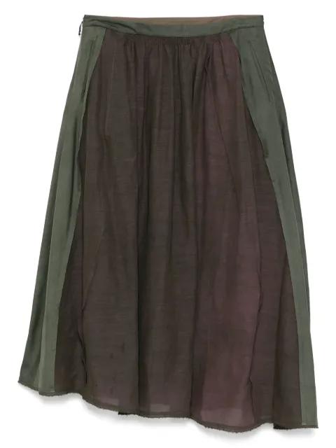 patchwork skirt by ZIGGY CHEN