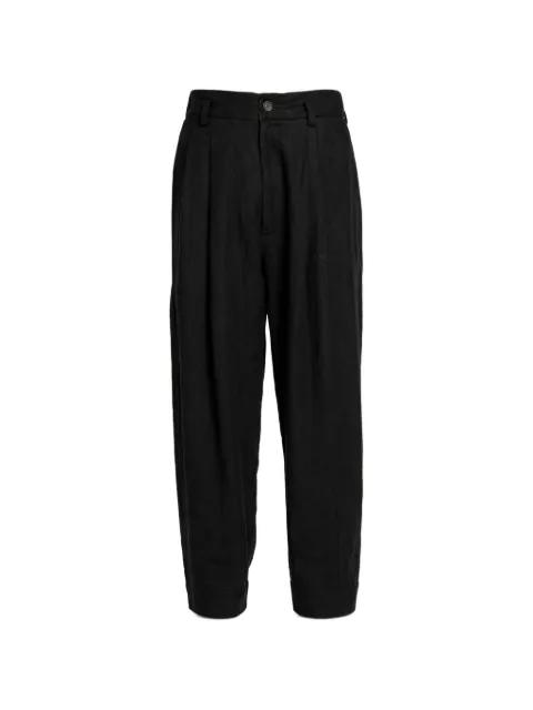 pleated-detail trousers by ZIGGY CHEN