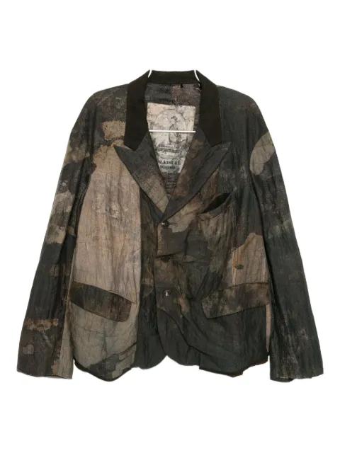 printed blazer by ZIGGY CHEN