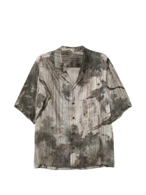printed silk shirt by ZIGGY CHEN