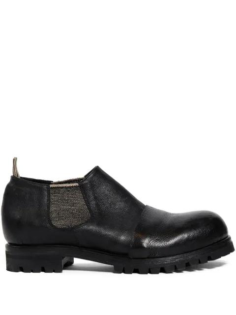 pull-tab elasticated-sides loafers by ZIGGY CHEN