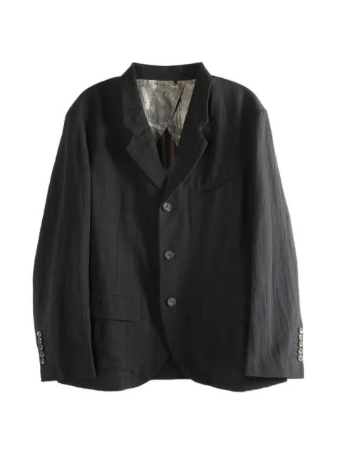 single-breasted crinkled jacket by ZIGGY CHEN