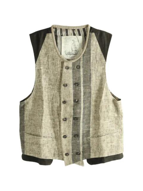 two-tone waistcoat by ZIGGY CHEN
