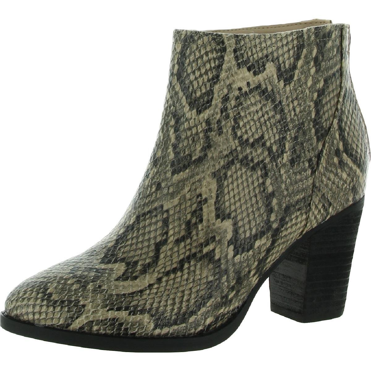 Zigi Soho Womens Harlan Snake Print Pointed Toe Ankle Boots by ZIGI SOHO