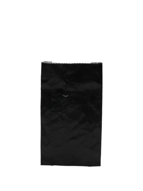 crinkled-effect clutch bag by ZILLA