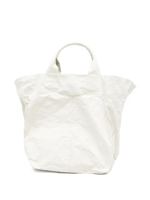 crinkled-effect tote bag by ZILLA