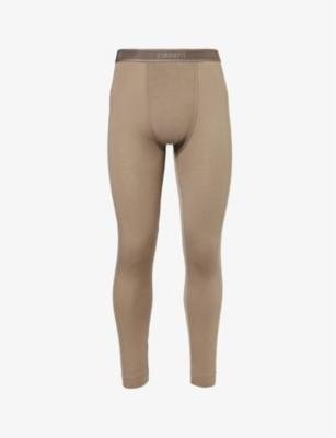 Cozy mid-rise stretch-jersey long johns by ZIMMERLI