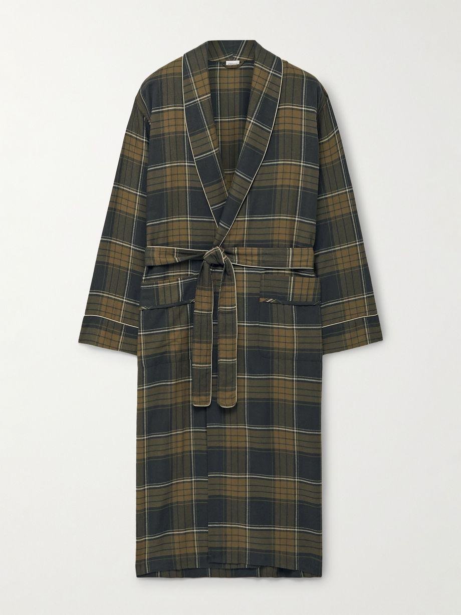 Heritage Cotton and Wool-Blend Flannel Robe by ZIMMERLI