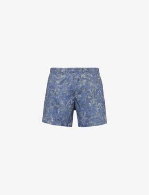 Paisly-print mid-rise cotton boxer shorts by ZIMMERLI