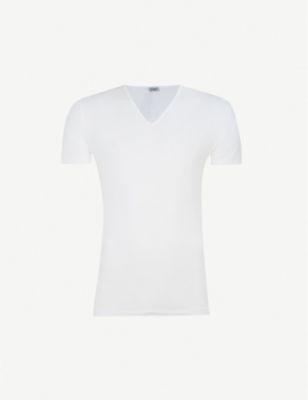 Pure comfort v-neck t-shirt by ZIMMERLI