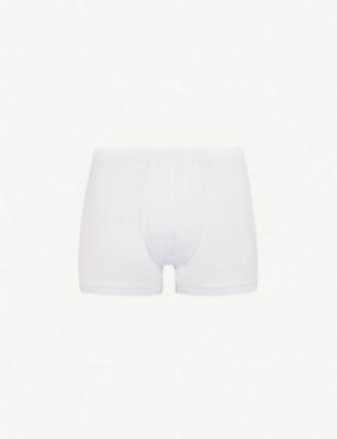 Slim-fit stretch-cotton trunks by ZIMMERLI