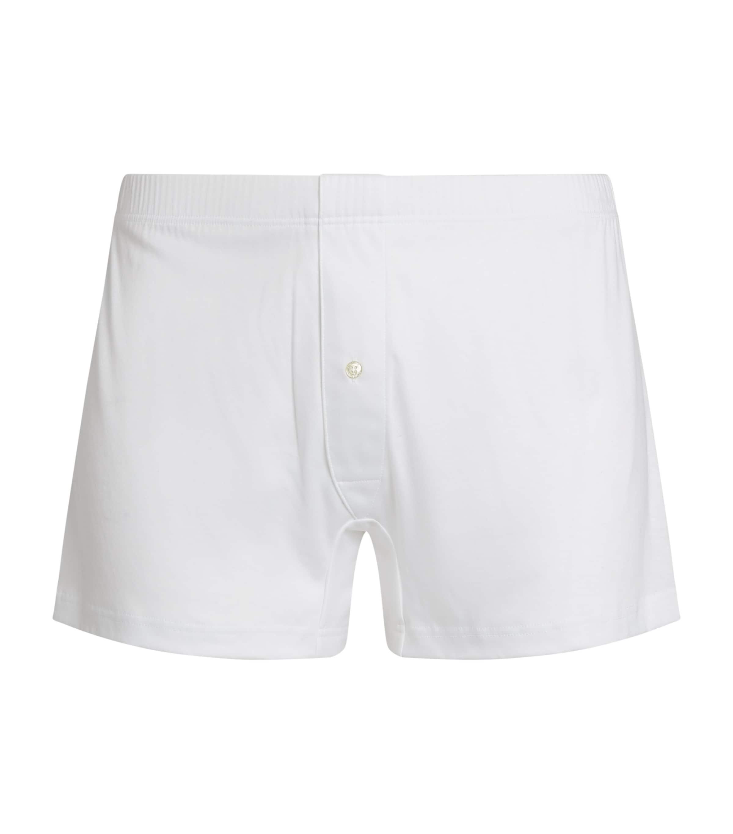 Zimmerli Buttoned Sea Island Boxer Briefs by ZIMMERLI