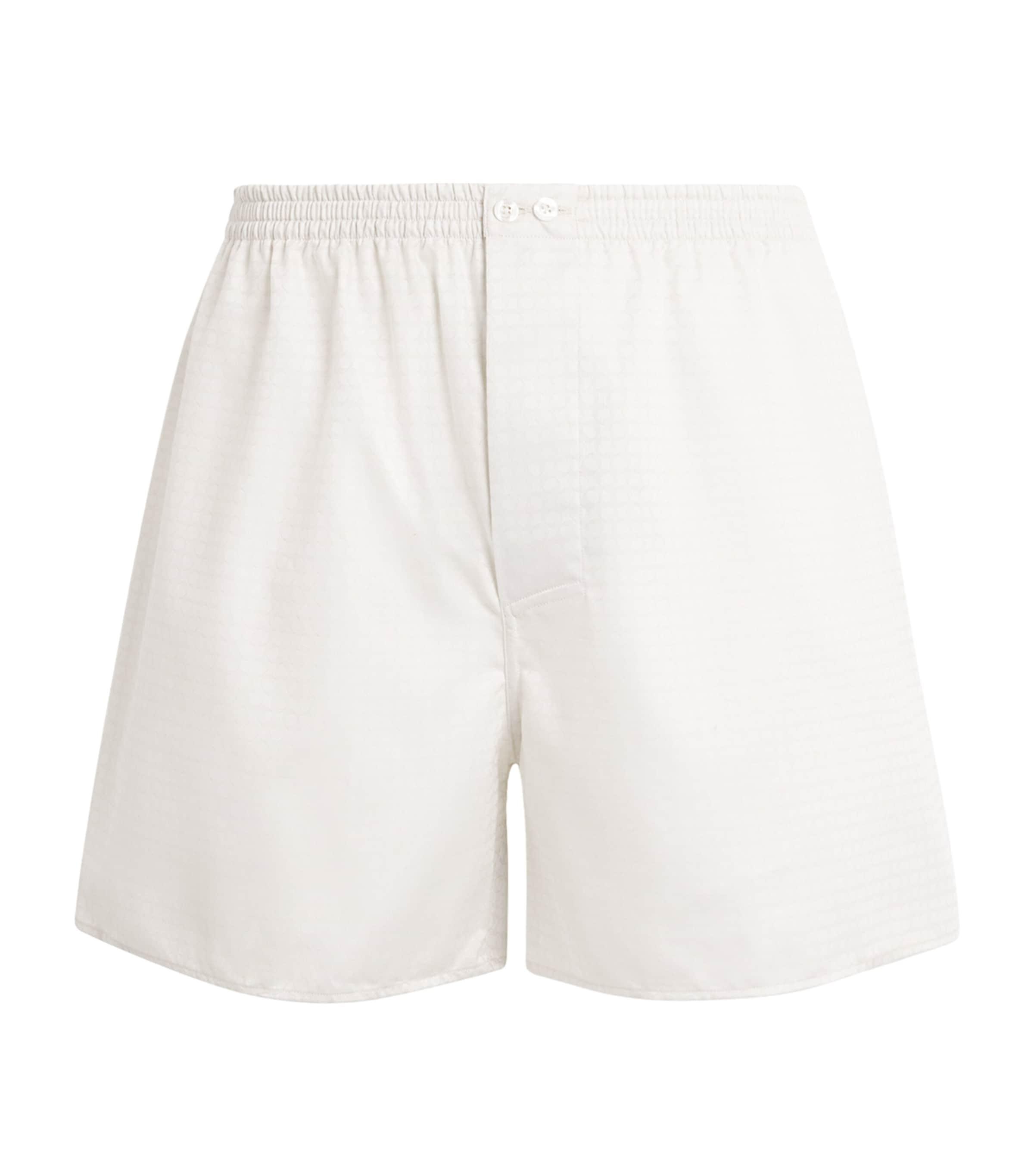Zimmerli Cotton Luxury Jacquard Boxer Shorts by ZIMMERLI