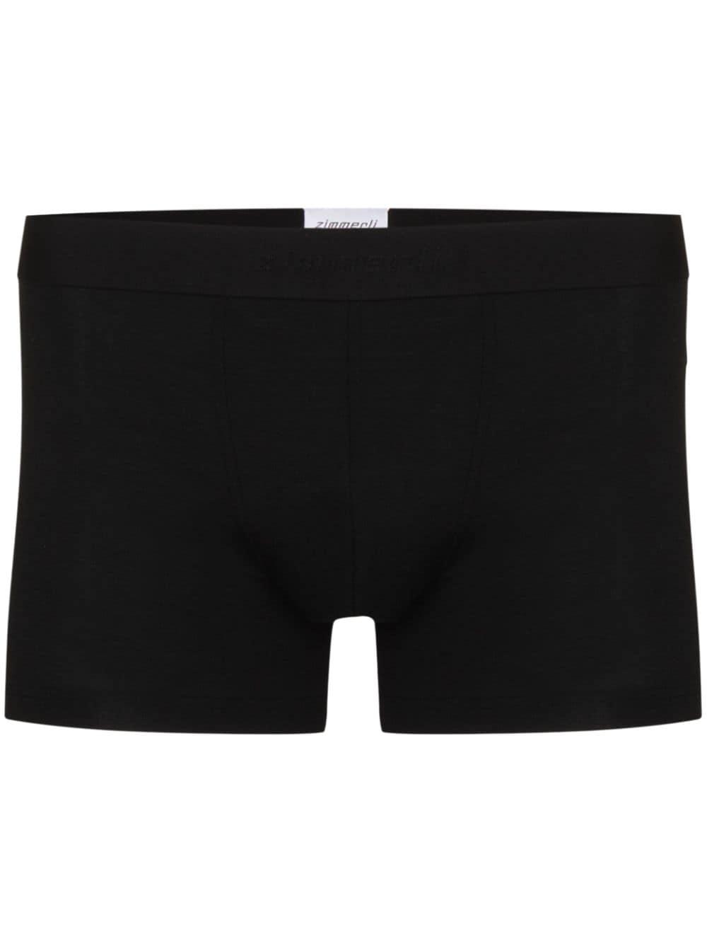 logo-band cotton boxer shorts by ZIMMERLI