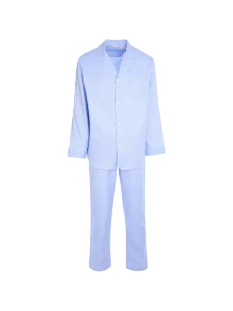 pocket button-fastening pajamas by ZIMMERLI