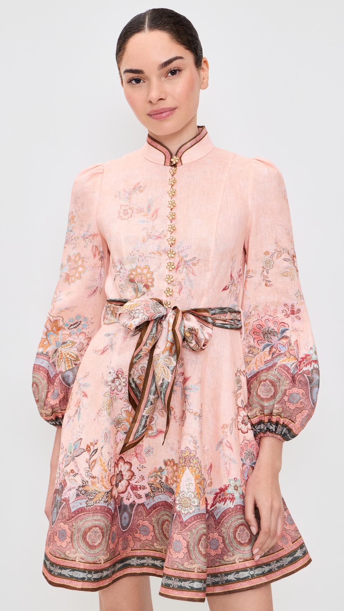 Alchemy Button Mini Dress by ZIMMERMANN