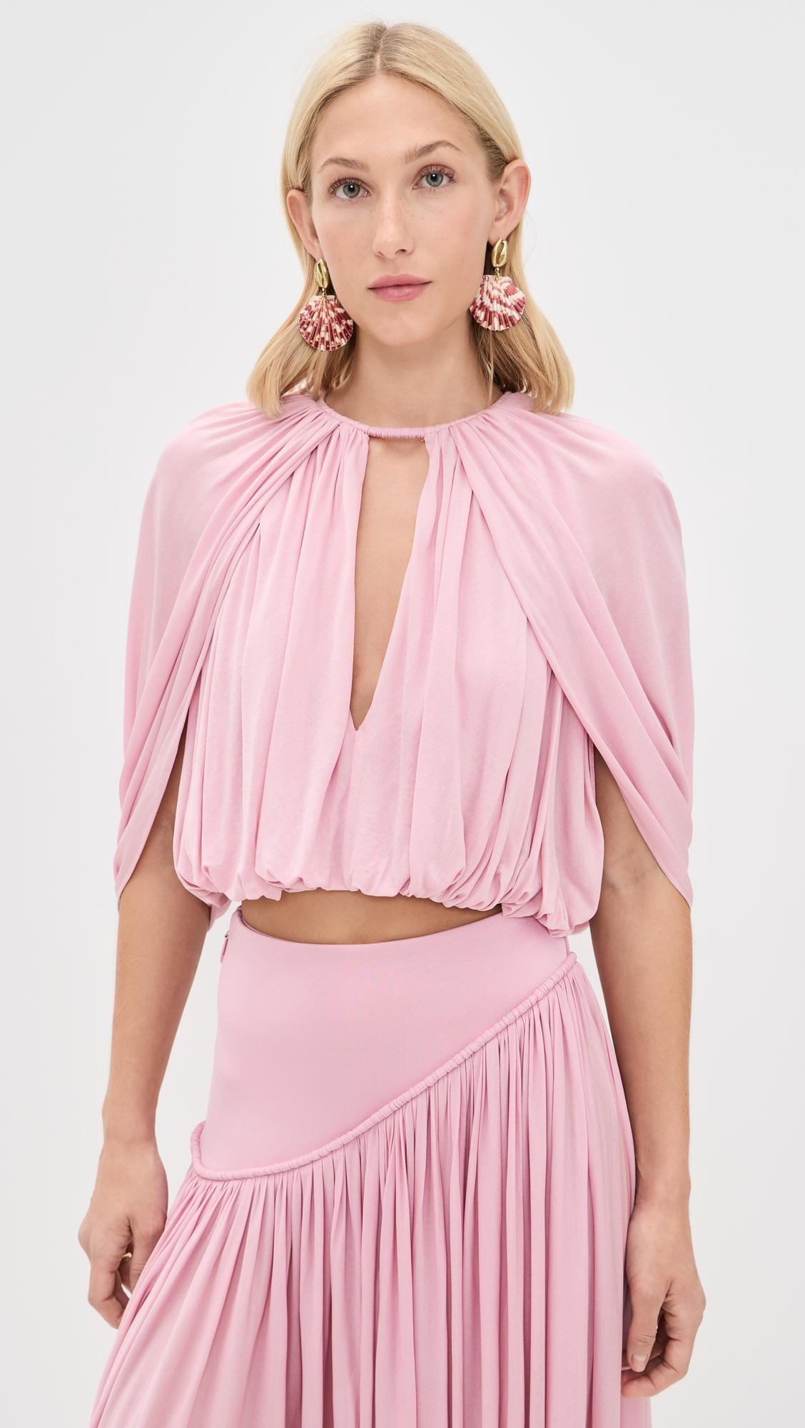 Alchemy Caped Blouse by ZIMMERMANN