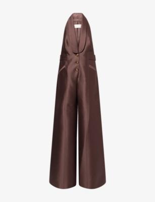 Alchemy Tuxedo Wool-Blend Jumpsuit by ZIMMERMANN