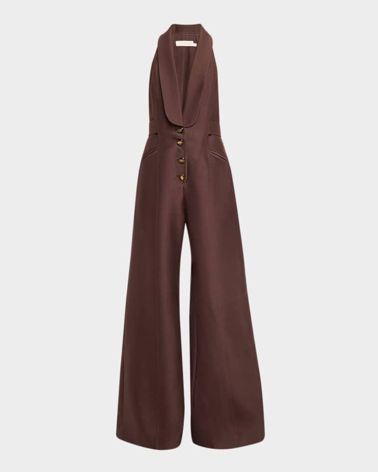 Alchemy Wide-Leg Tuxedo Jumpsuit by ZIMMERMANN