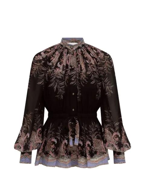 Alchemy floral-print blouse by ZIMMERMANN