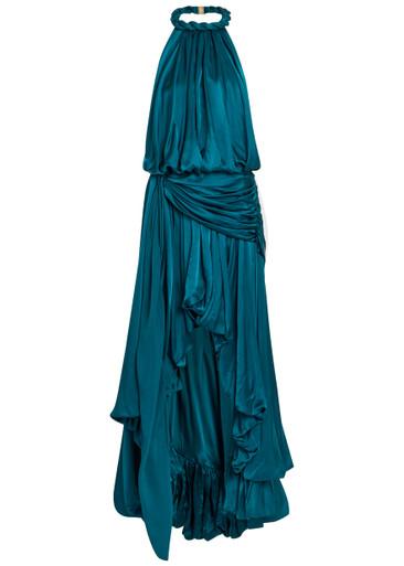 Alchemy halterneck satin maxi dress by ZIMMERMANN