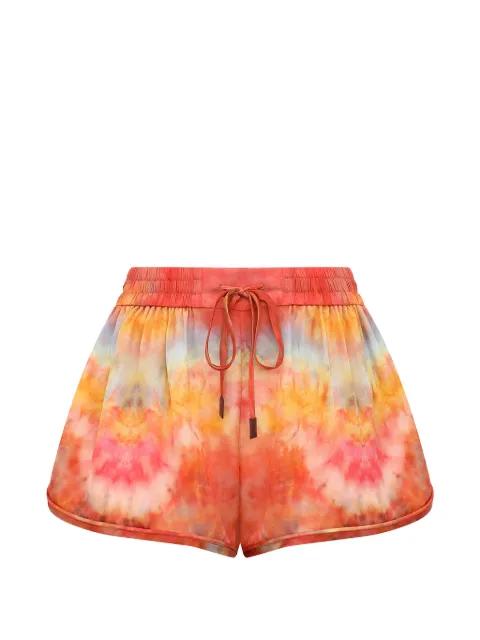 Alchemy tie-dye shorts by ZIMMERMANN