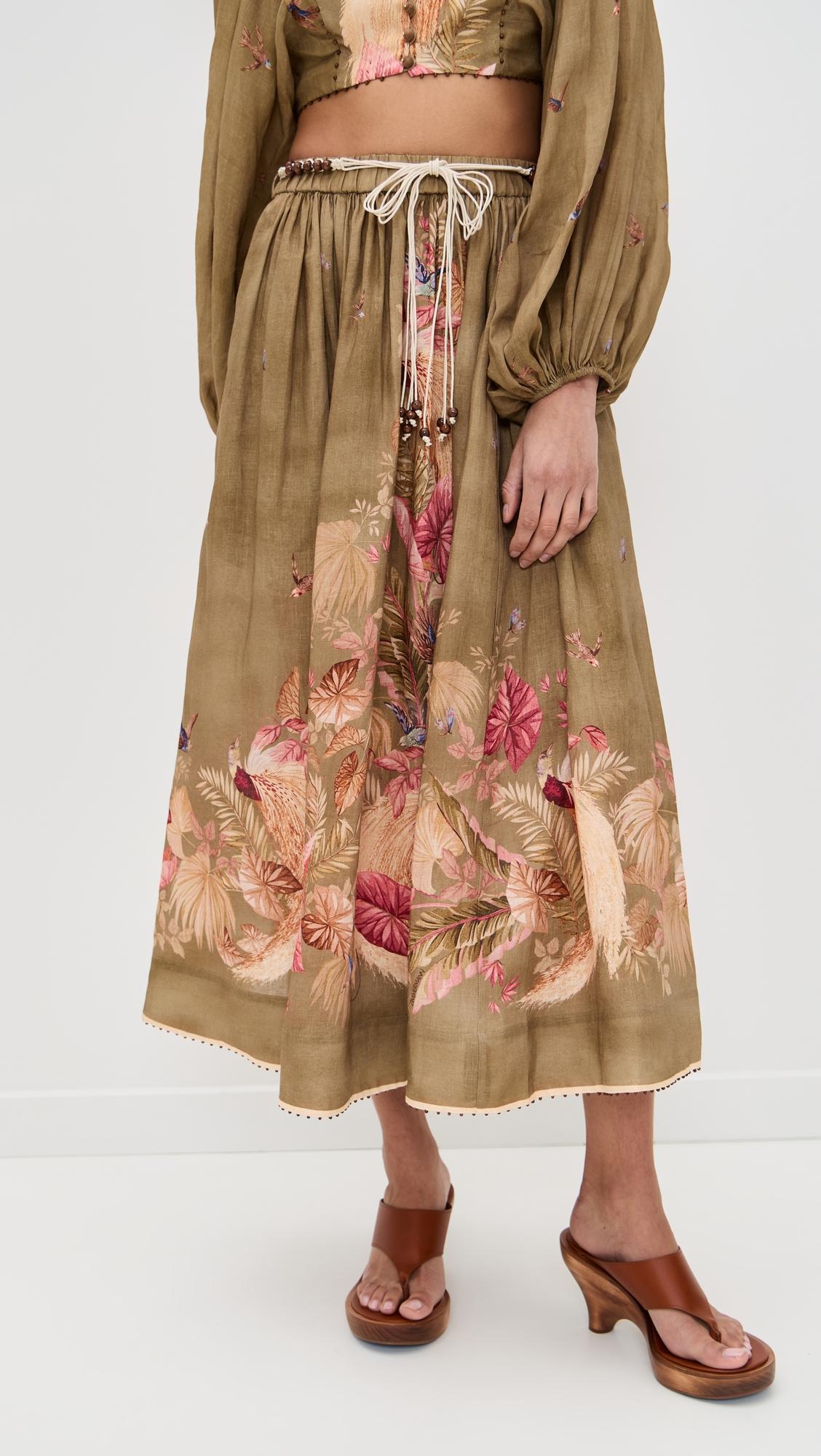 Ascension Midi Skirt by ZIMMERMANN