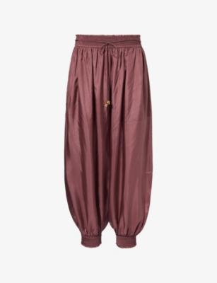 Aster Harem Silk Trousers by ZIMMERMANN