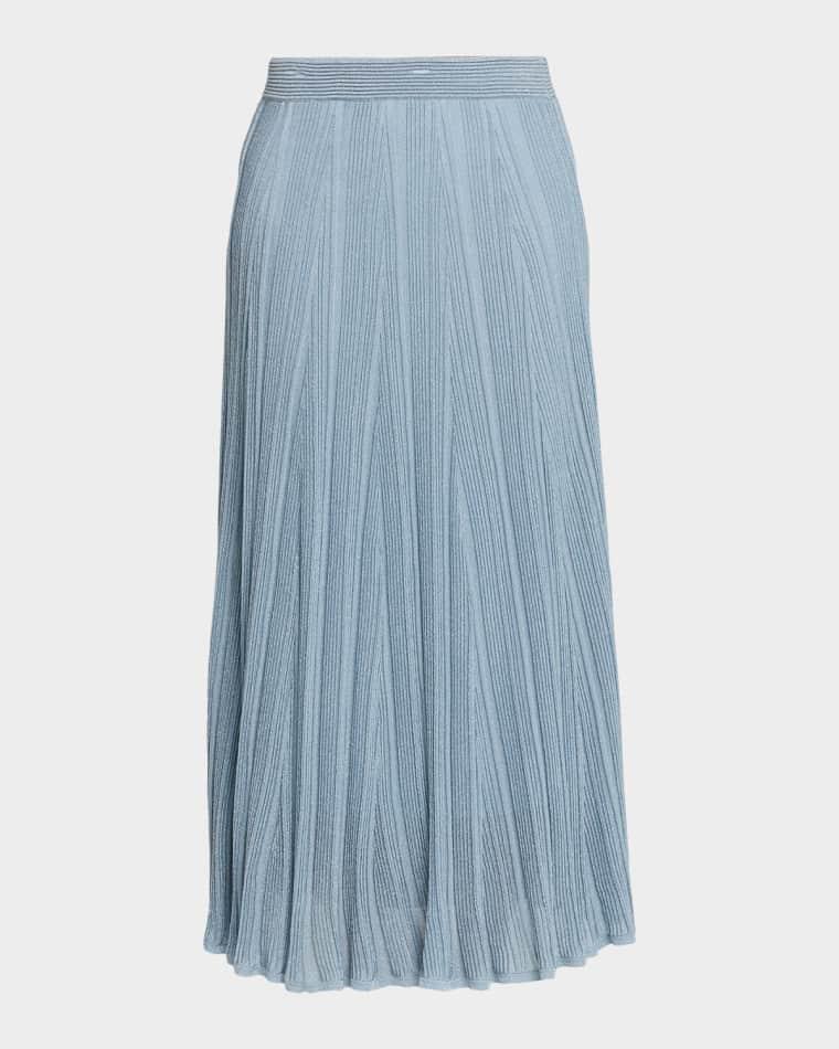 Aster Metallic Midi Skirt by ZIMMERMANN