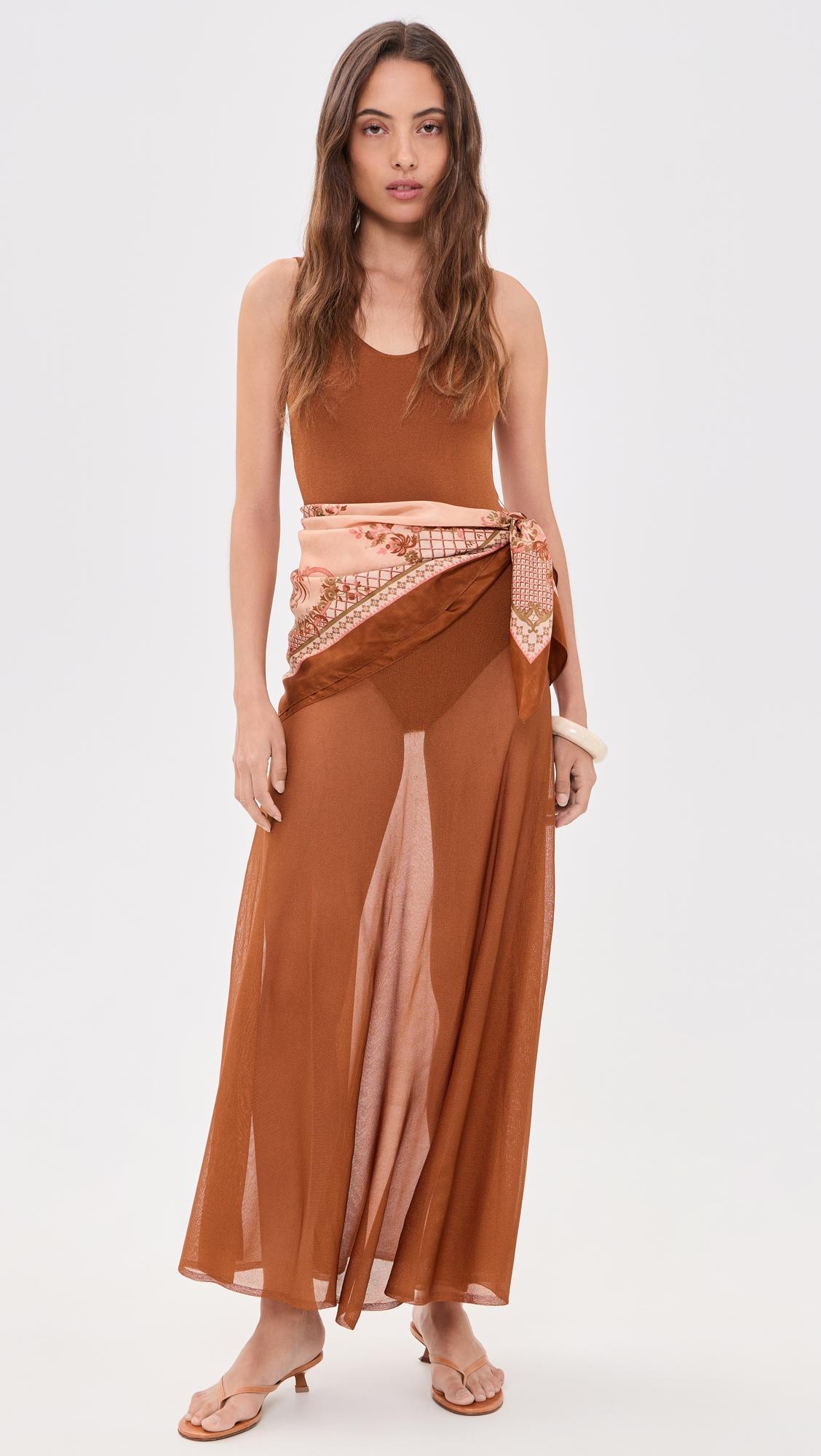Aster Scarf Maxi Dress by ZIMMERMANN