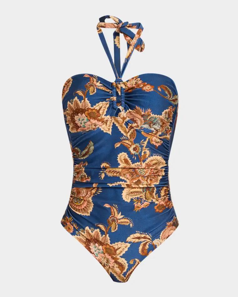 Aster Wide Link One-Piece Swimsuit by ZIMMERMANN