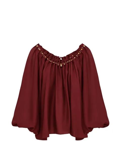 Aster beaded blouse by ZIMMERMANN