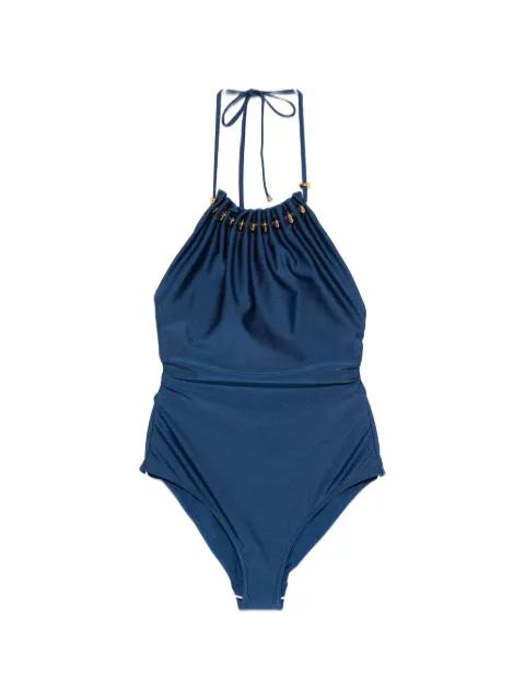 Aster embellished swimsuit by ZIMMERMANN