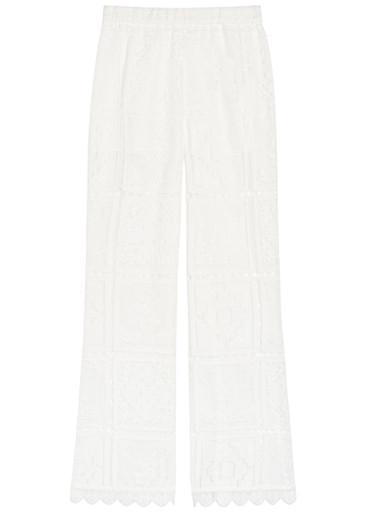 Aster embroidered lace trousers by ZIMMERMANN