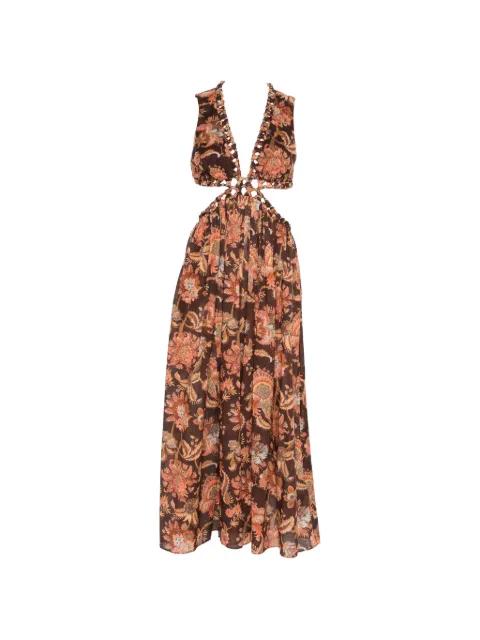 Aster floral-print dress by ZIMMERMANN