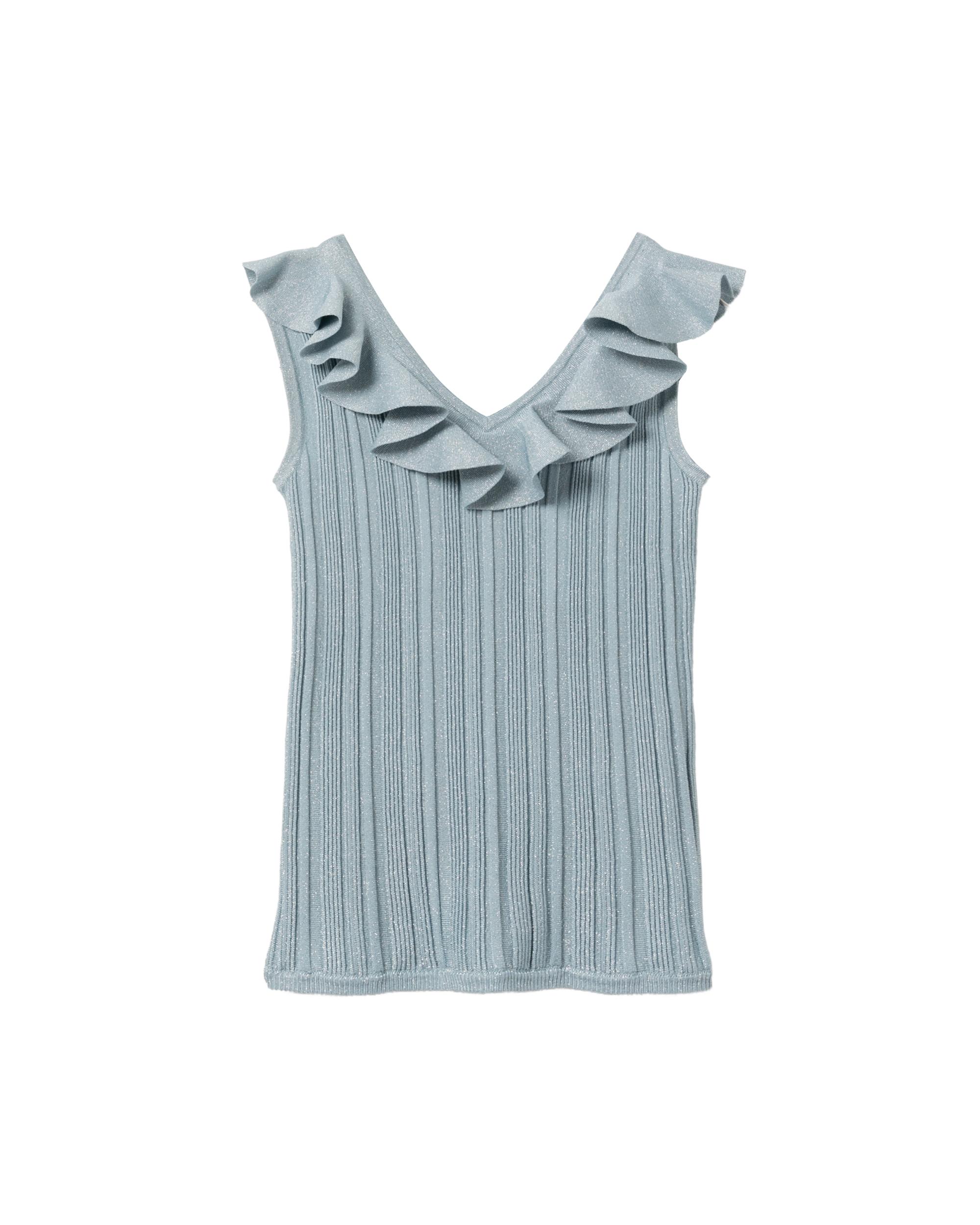 Aster metallic frill  top by ZIMMERMANN