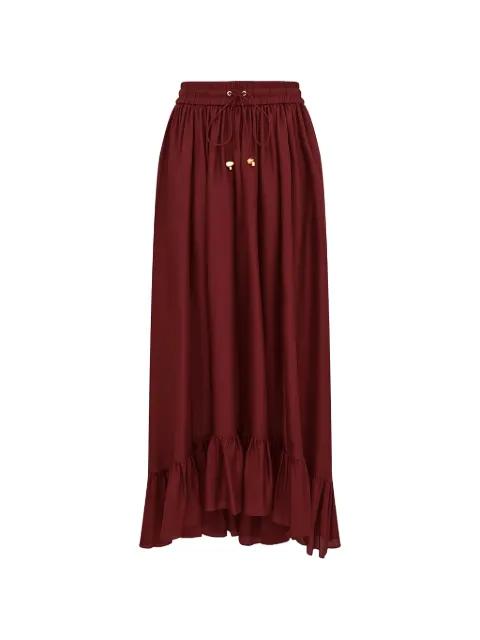 Aster ruffled maxi skirt by ZIMMERMANN
