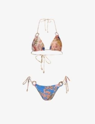August floral-print bikini set by ZIMMERMANN