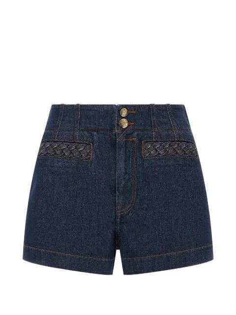 Awaken braided-trim shorts by ZIMMERMANN