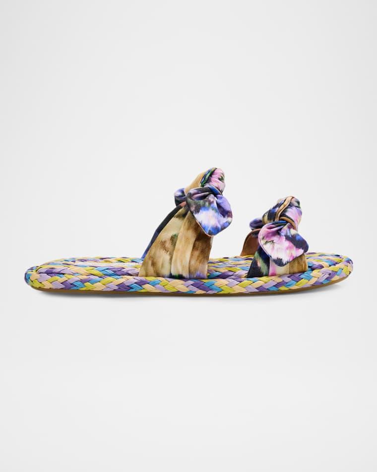 Carousel Raffia Slide Sandals by ZIMMERMANN