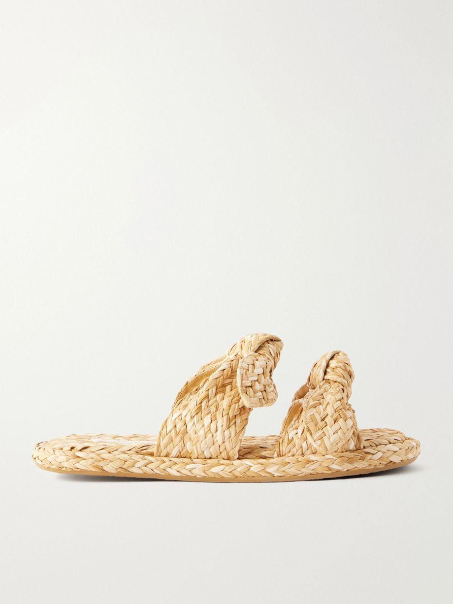 Carousel raffia slides by ZIMMERMANN