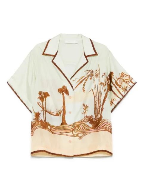 Coco silk shirt by ZIMMERMANN
