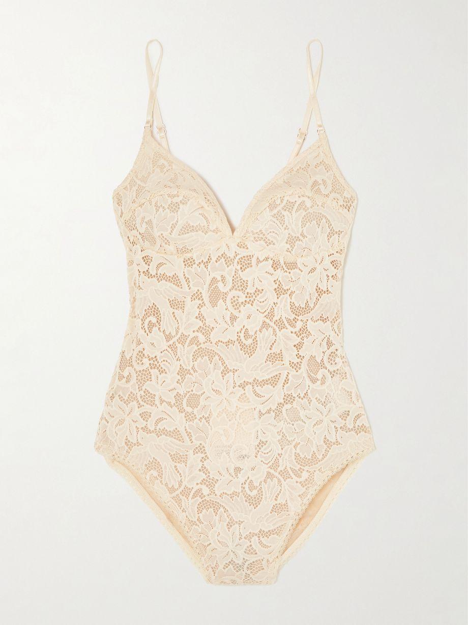 Corded lace bodysuit by ZIMMERMANN